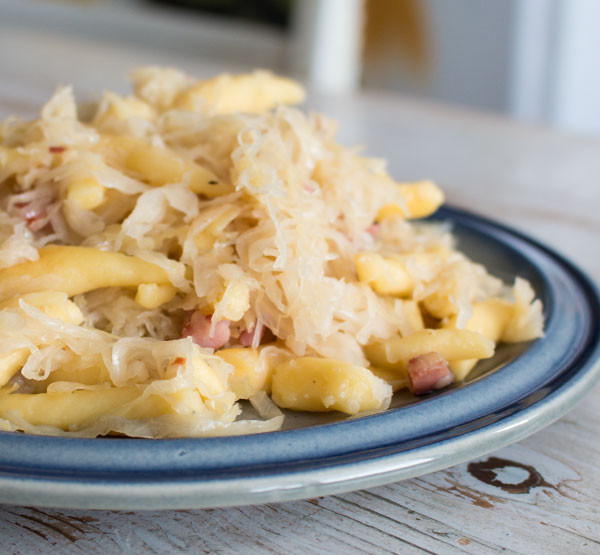 Bauchstecherl (Schupfnudeln aus Roggenmehl)